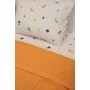 ETEHOMETEX HAVUZLU PİKE TAKIMI %100 PAMUK TEK KİŞİLİK TURUNCU 8696474232088